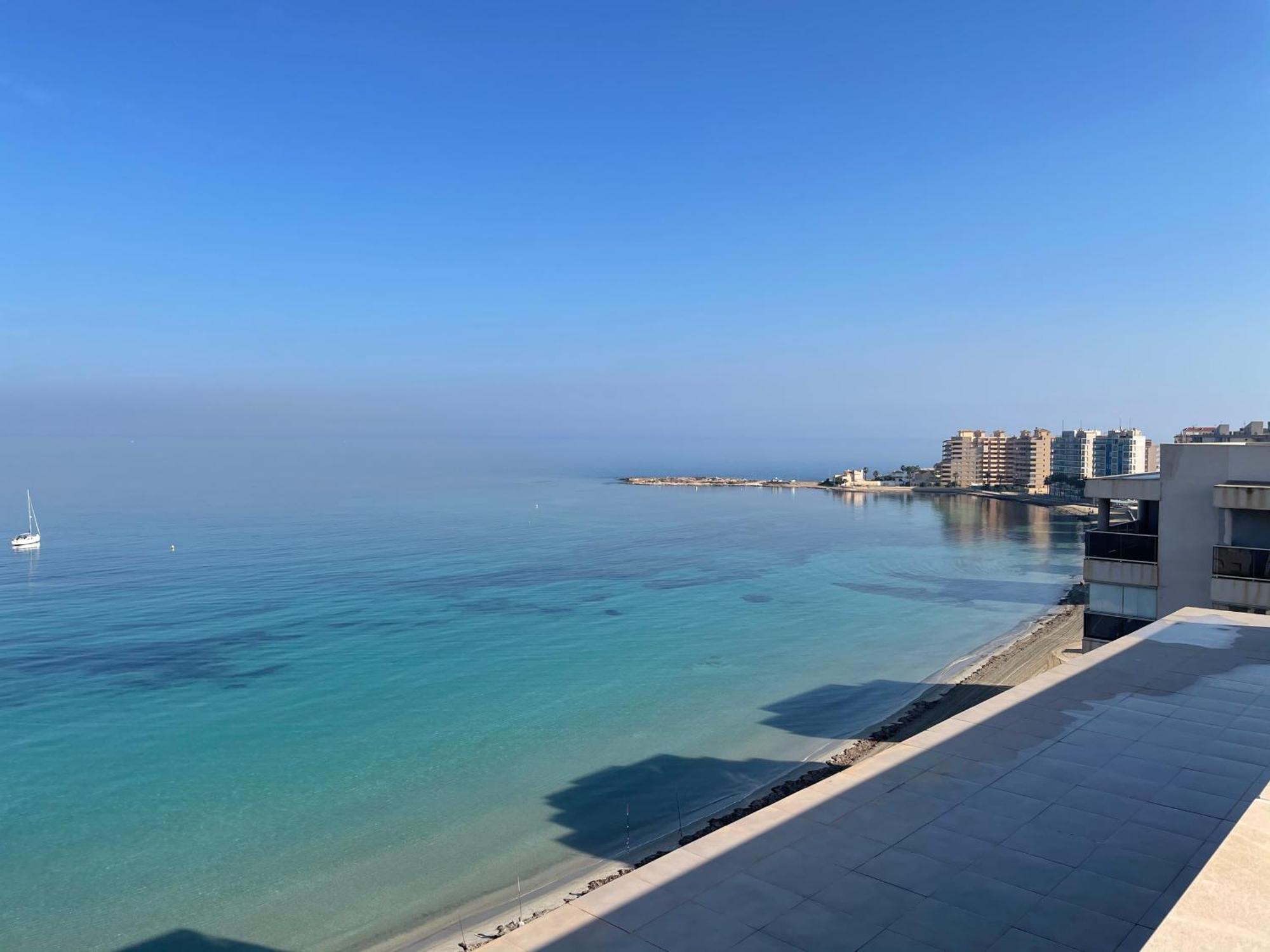 Ferienwohnung Apartamento En Primera Linea Con Vistas A La Playa Ensenada Del Esparto Del Residencial Vina Del Mar La Manga del Mar Menor Exterior foto