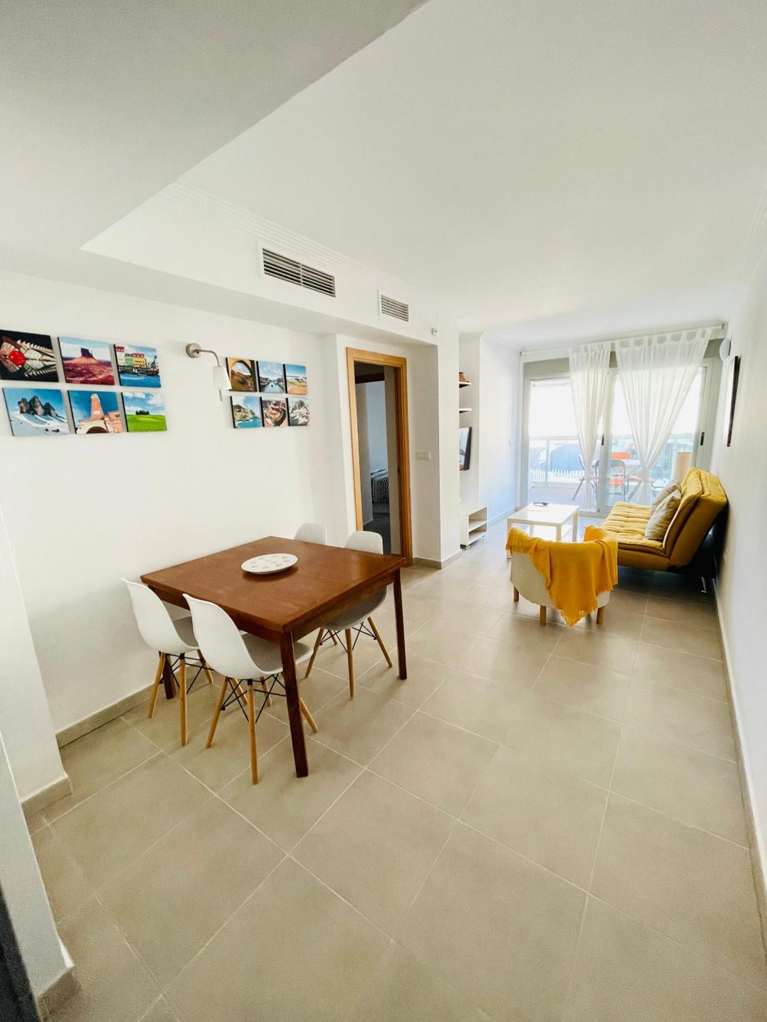 Ferienwohnung Apartamento En Primera Linea Con Vistas A La Playa Ensenada Del Esparto Del Residencial Vina Del Mar La Manga del Mar Menor Exterior foto