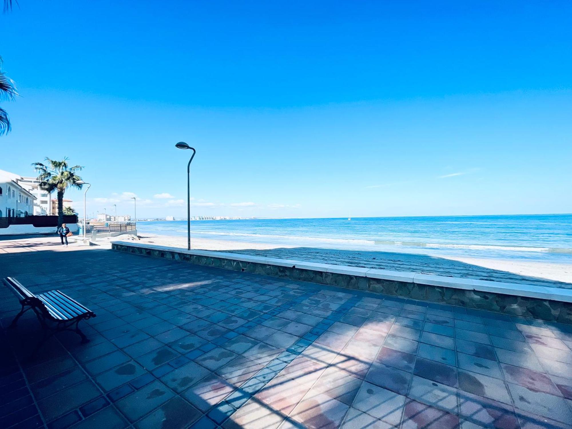 Ferienwohnung Apartamento En Primera Linea Con Vistas A La Playa Ensenada Del Esparto Del Residencial Vina Del Mar La Manga del Mar Menor Exterior foto