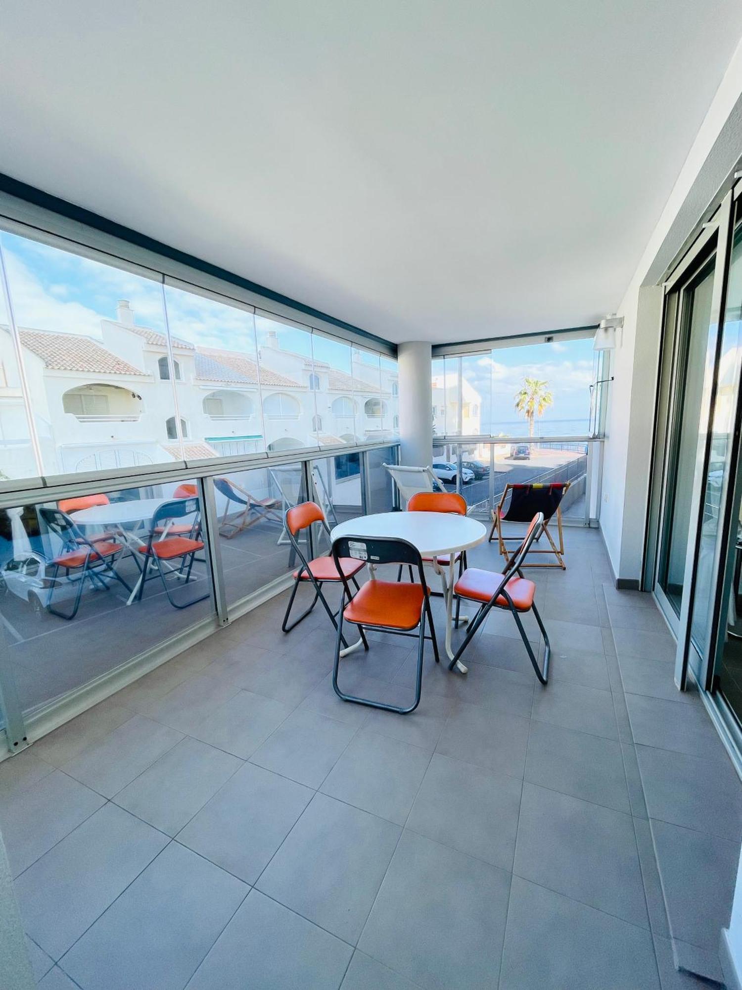 Ferienwohnung Apartamento En Primera Linea Con Vistas A La Playa Ensenada Del Esparto Del Residencial Vina Del Mar La Manga del Mar Menor Exterior foto