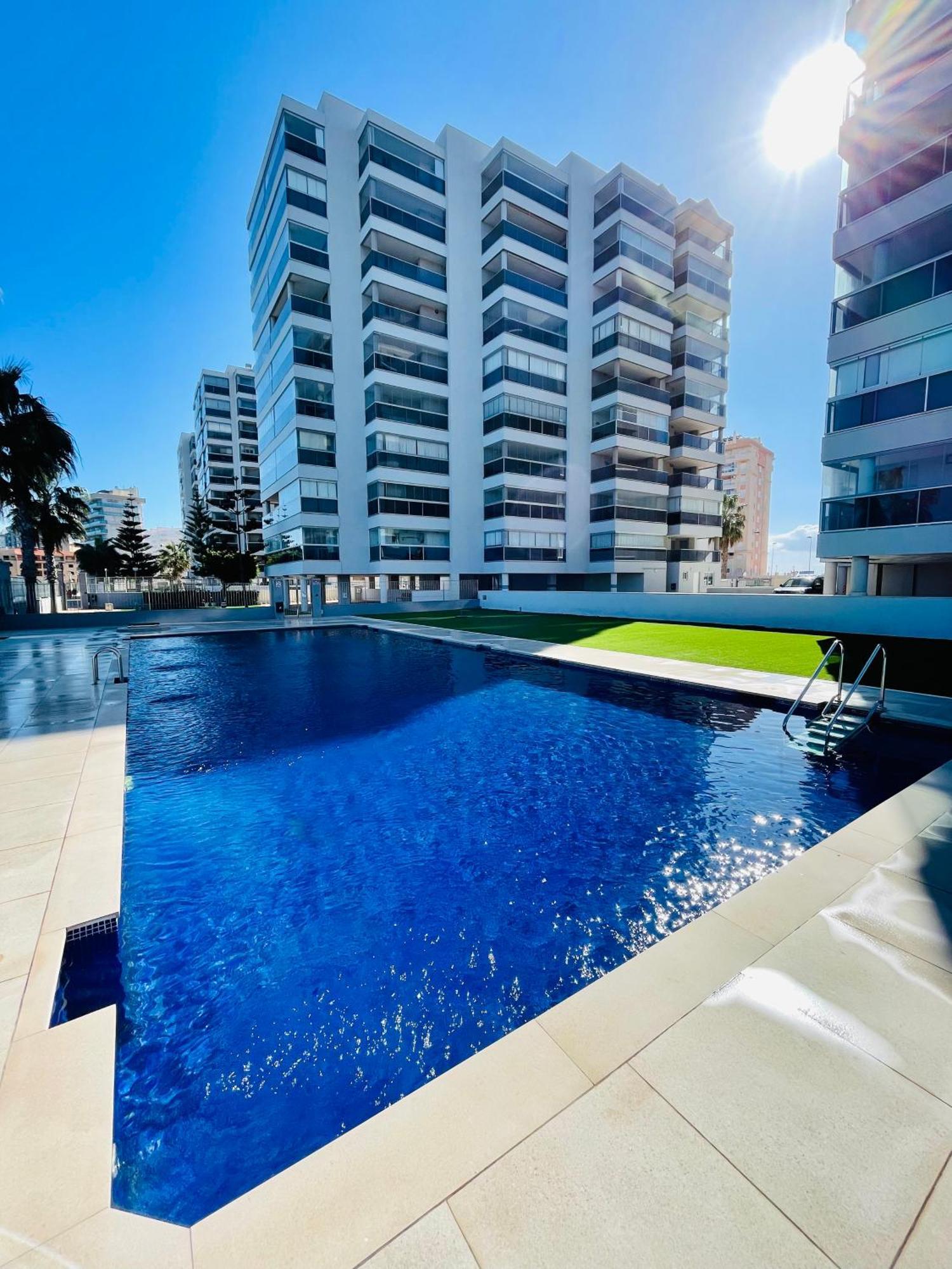 Ferienwohnung Apartamento En Primera Linea Con Vistas A La Playa Ensenada Del Esparto Del Residencial Vina Del Mar La Manga del Mar Menor Exterior foto